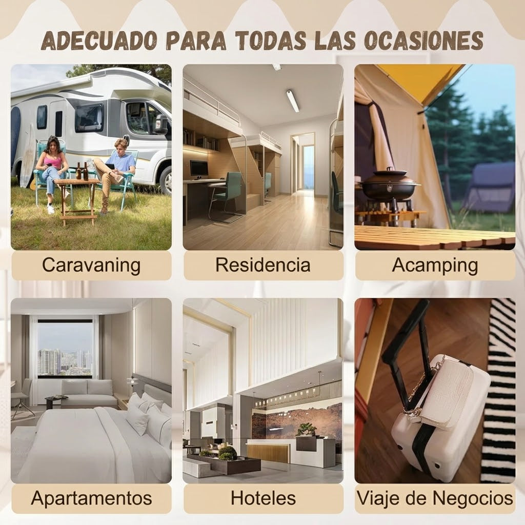 Secadora portátil de ropa multifuncional con UV y Control inteligente